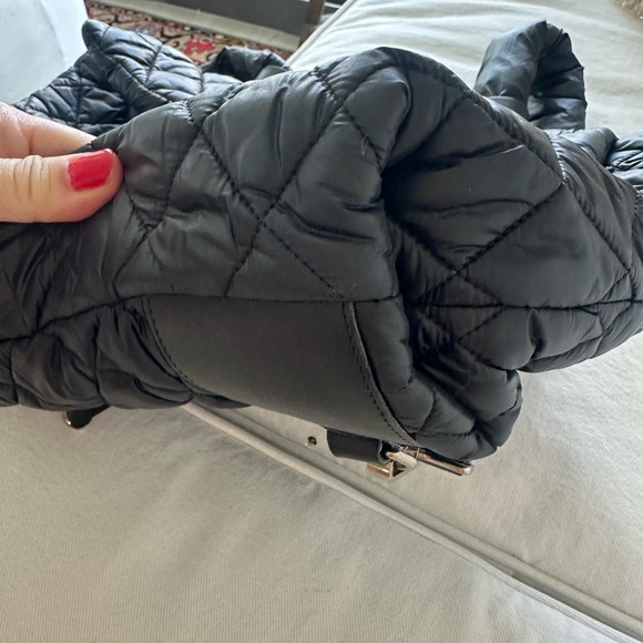 Rare CHANEL cocoon rectangular backpack 2010A black quilted nylon Karl Lagerfeld - Picture 13 of 16